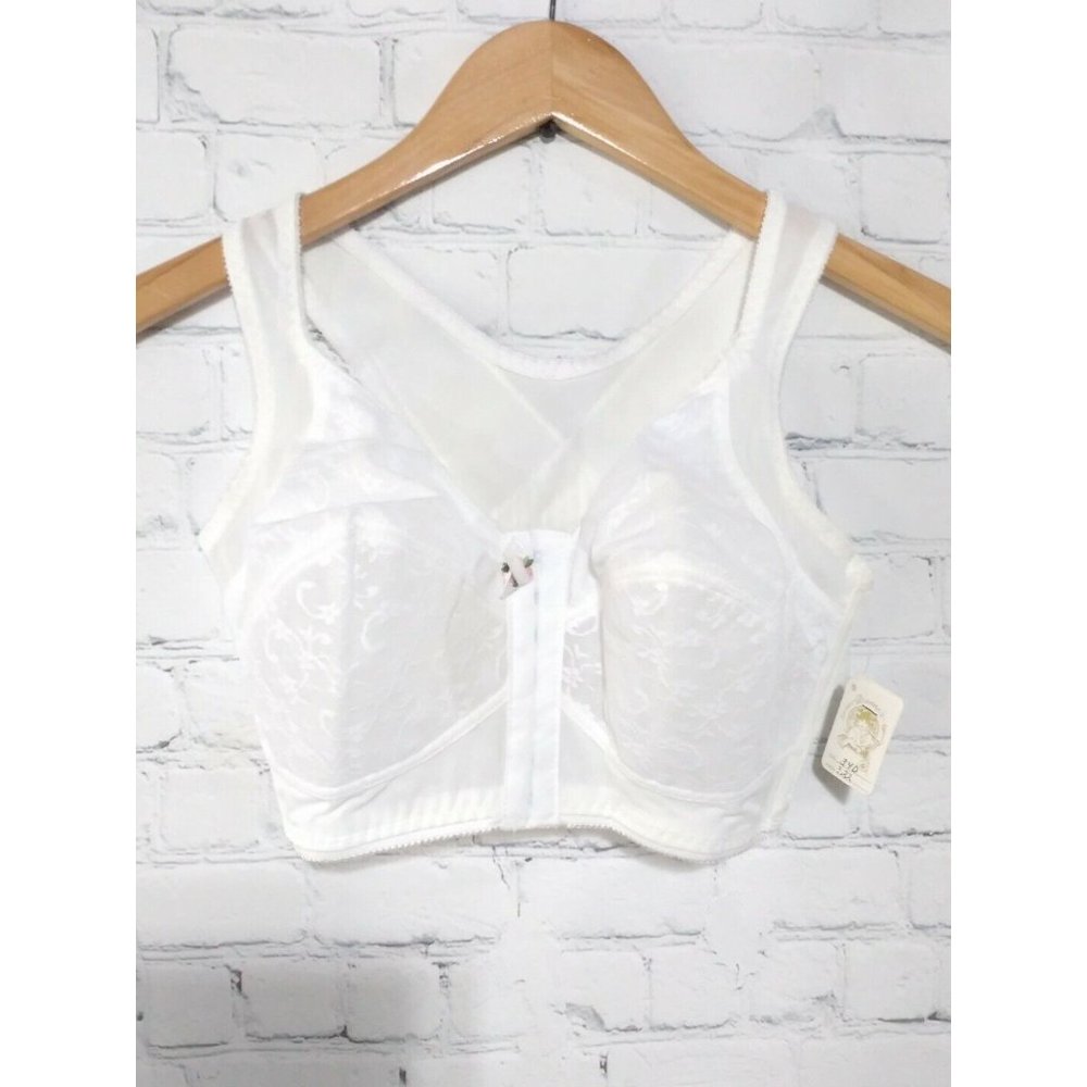 Bandeau Bra Back Up Bra Size 34D By Sarong Front Hook New